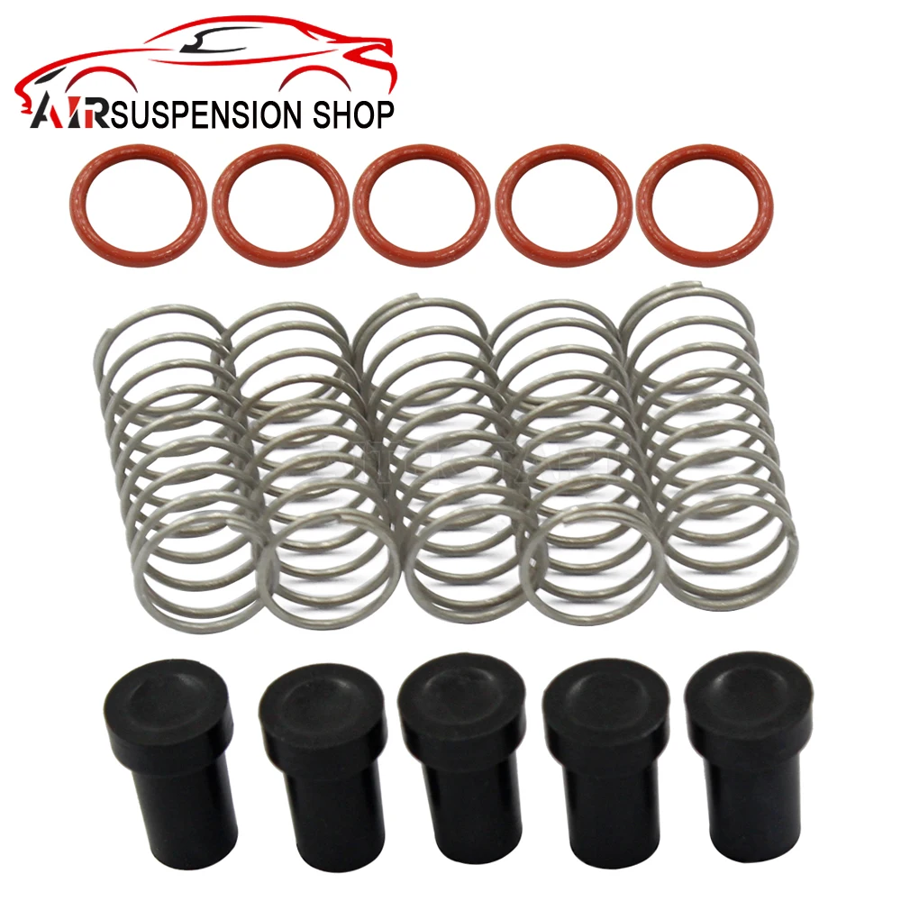 

5set For Land Rover Range Rover LR3 Sport Air Suspension Compressor Air Rubber Seal Spring O ring Shcok Pump Repair Kit LR020590