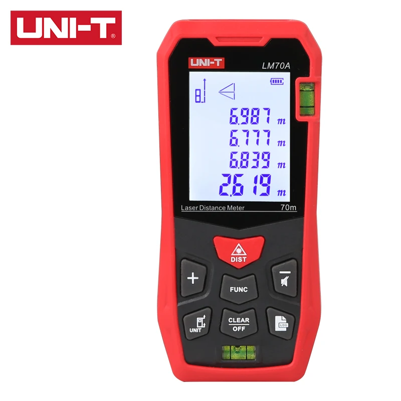 Imagem -04 - Uni-t-digital Laser Rangefinder Medidor de Distância Fita Métrica Lm50a Lm70a Lm100a Lm120a