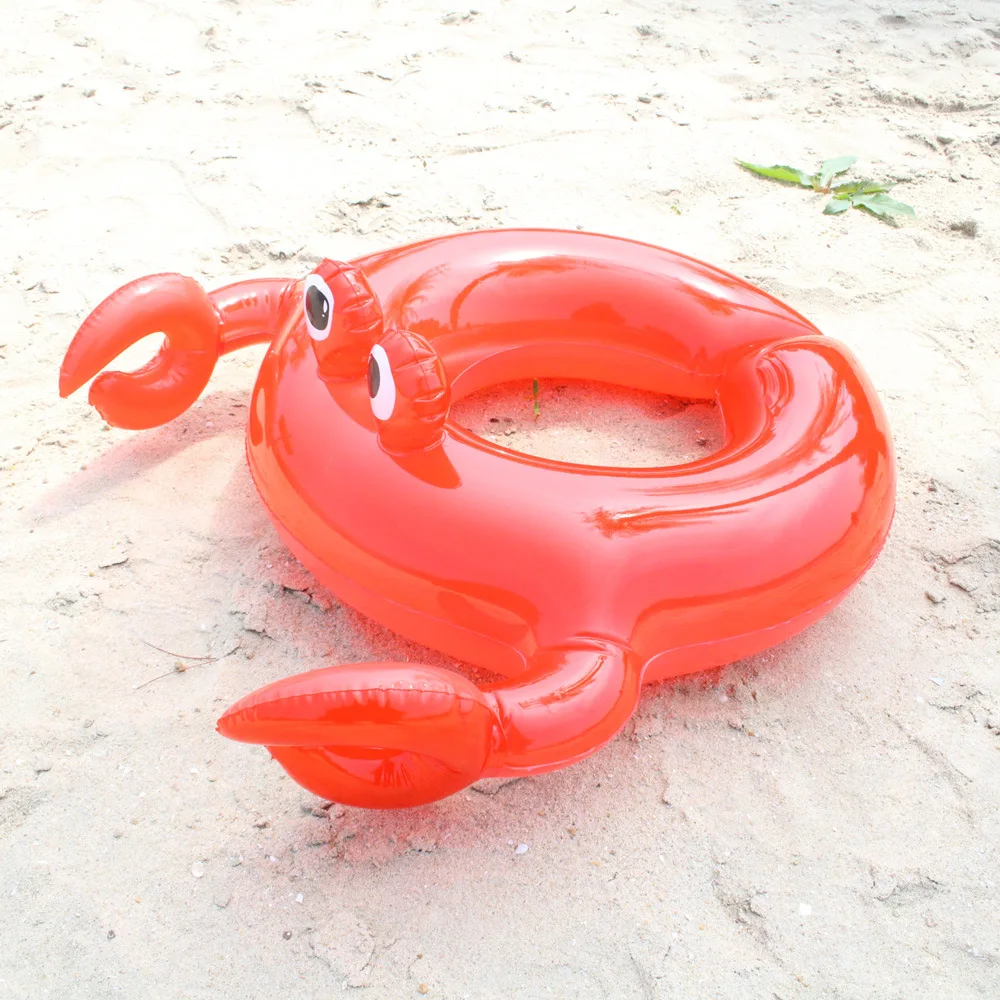 Pvc Water Inflatable Crab Swimming Ring Water Children Entertainment Crab Swim Ring Pool Float Inflatable Inflatable Pool Toy