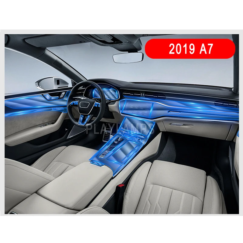 

Наклейка для Audi прозрачная рекламная пленка tpu (термополиуретановая пленка) наклейка s для Audi A7 центральная консоль автомобильные аксессуары 2019