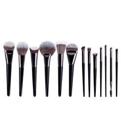 1pc Pro Makeup Brushes Foundation Powder Fan Make Up Brush Contour 3D stippling Eyeshadow Concealer Angled Eye Brow Shadow tools