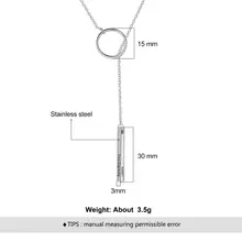 Vertical Name Bar Necklace #2