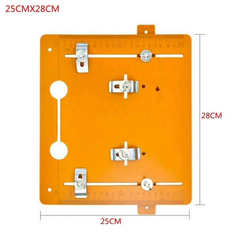 Circular Saw Guide Rail Bottom Plate Adjustable Cutting Machine Bakelite Guide Plate Saw Base Woodworking Workbench Accessories