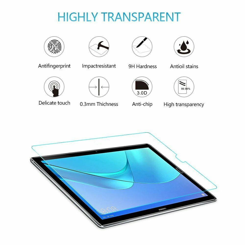 

9H HD Tempered Glass for Huawei Mediapad M5 Lite 8 8.0 inch Screen Protector Tablet Screen Protector for Huawei M5 Lite 8