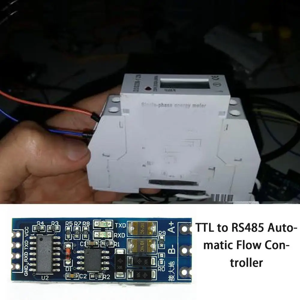 S485 إلى TTL وحدة TTL إلى RS485 محول إشارات 3 V 5.5 V معزولة واحد رقاقة المنفذ التسلسلي UART الصناعية الصف وحدة