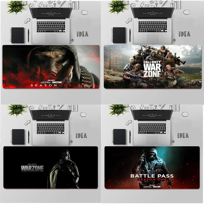 Gaming Mouse Pad Large Mouse Pad PC Gamer Computer Mouse Mat Call of Duty Warzone Big Mousepad Keyboard Desk Mat XXL Mause Pad