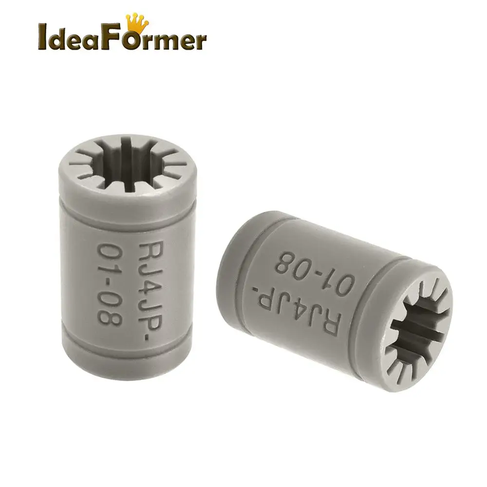 IdeaFormer 5/10pcs 3d Printer Parts Plastic RJ4JP-01-08 LM8UU 8mm Linear Ball Baearing Bushing Bush For Anet A8 Prusa I3