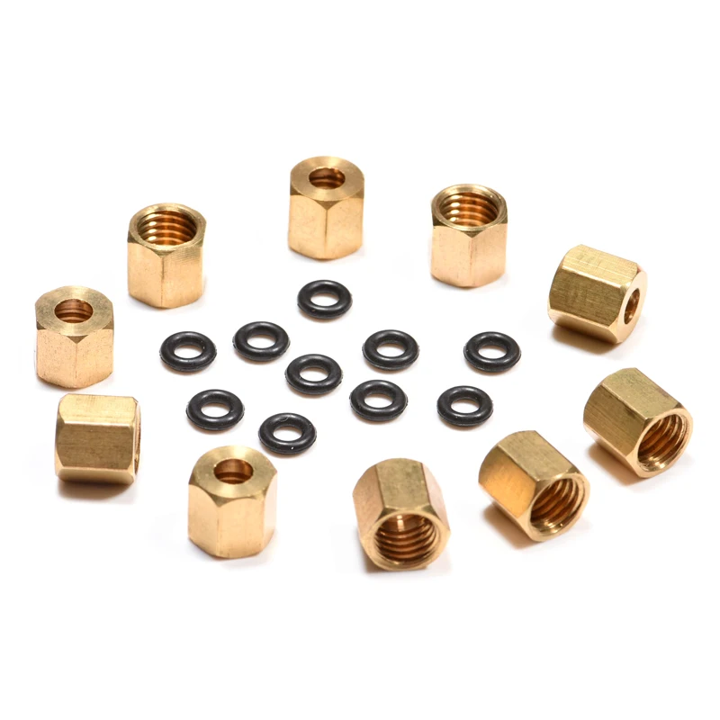 20pcs Copper Screw O Ring for Damper DX4 with 4*3mm 3*2mm Ink Tube