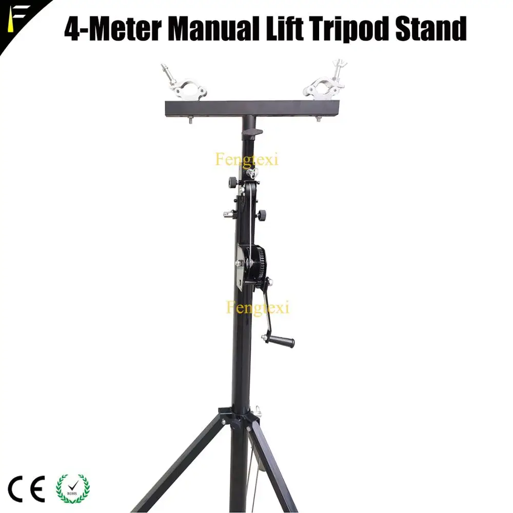 4 Meter Heavy LED Par Light Bracket Hand Cranked Tripod Stand Truss Stage Beam Light Stand Wedding Performance Apparatus