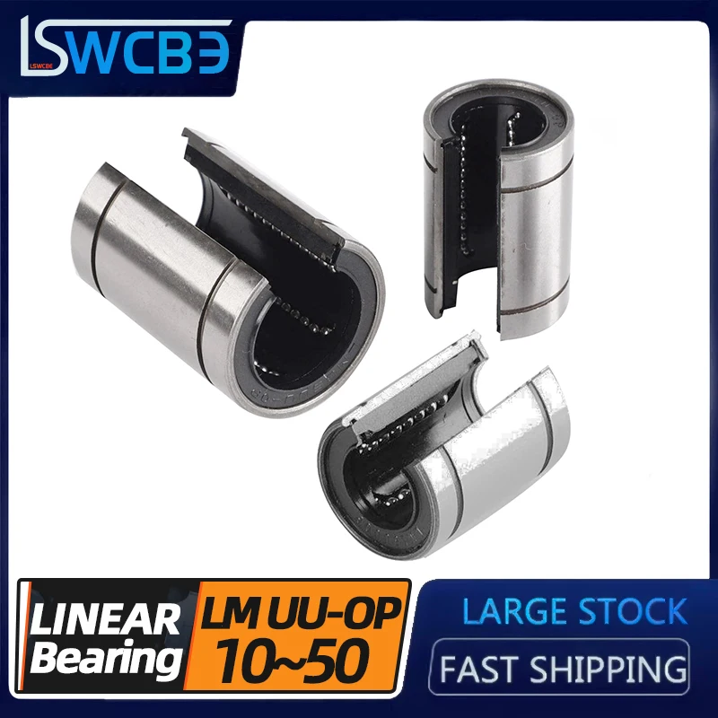 

Open linear motion bearing LM10 12 13 16 20 25 30 35 40 50 60UU-OP sliding