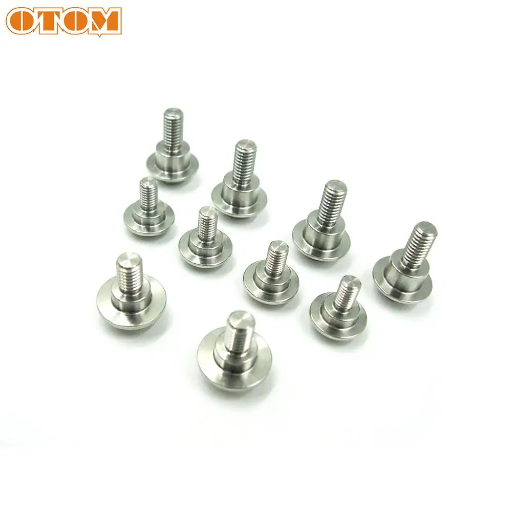 OTOM M5 M6 Stainless Steel Hexagonal Screws Outside Hex Bolt Motorcycle Fuel Tank Guard Fender Side Cover Plate Bolts For HONDA