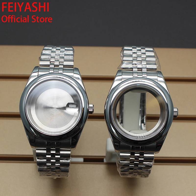 

36mm 40mm Case Bracelets Men Watch Watchband Sapphire Glass For nh34 nh35 nh36 Miyota 8215 Movement 28.5mm Dial oyster perpetual