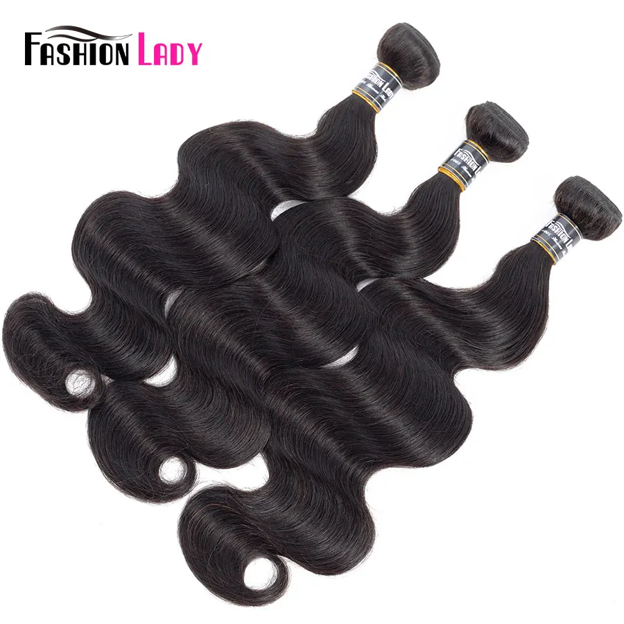 Mode Wanita Pra-berwarna Bundel Rambut Peru Bundel Gelombang Tubuh Warna Alami 1b Ekstensi Rambut Manusia 2/3/4 Bundel Non-remy