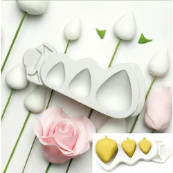 1pc Lily Rose Flower Lace Silicone Cake Mold Fondant Mold Birthday Cake Decorating Tools Chocolate Sugarcraft Mold K376