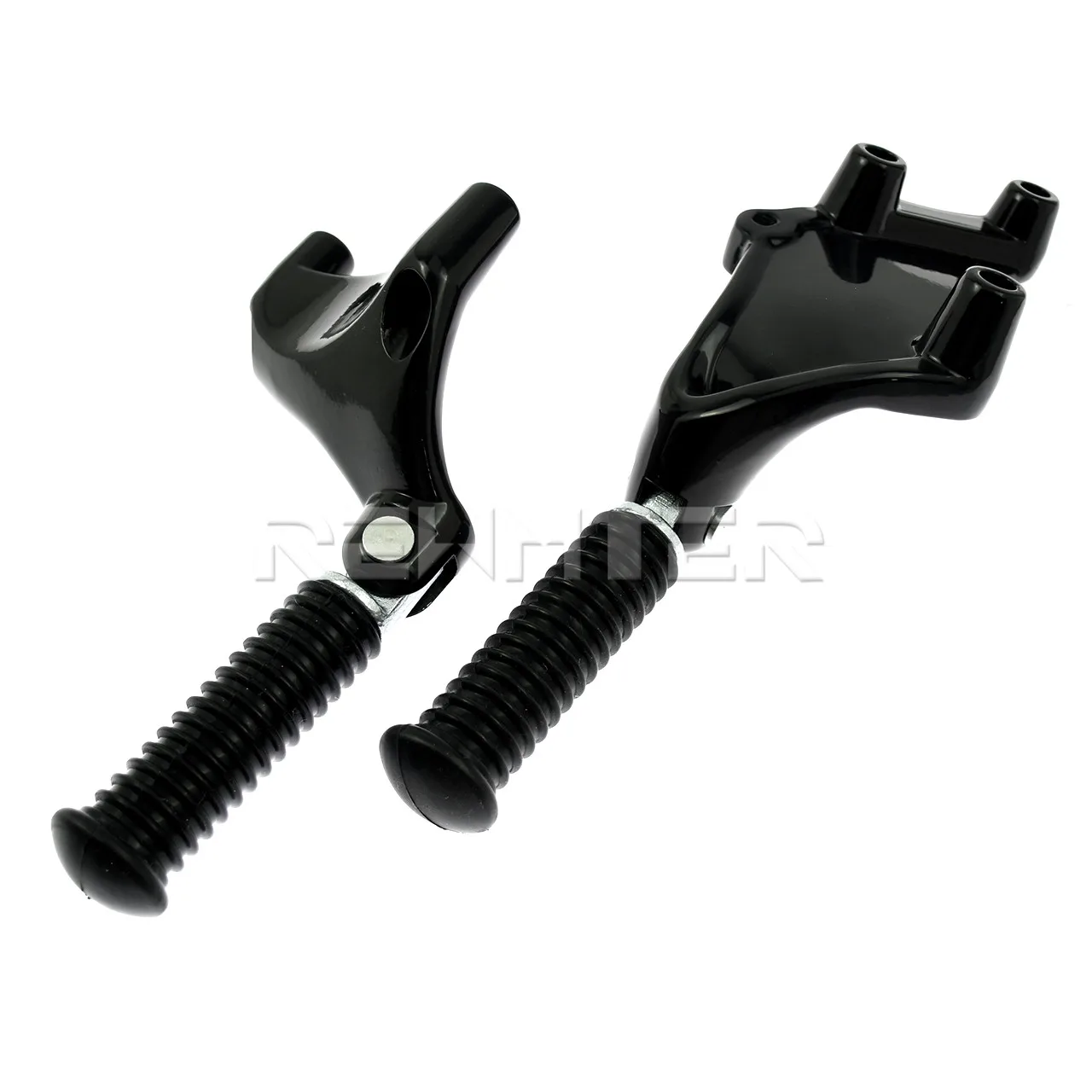 Motorcycle Black Rear Passenger Footpeg Mount Kit Footrest Pedal For Harley Sportster XL883 200 48 72 SuperLow 2014-2021 2022