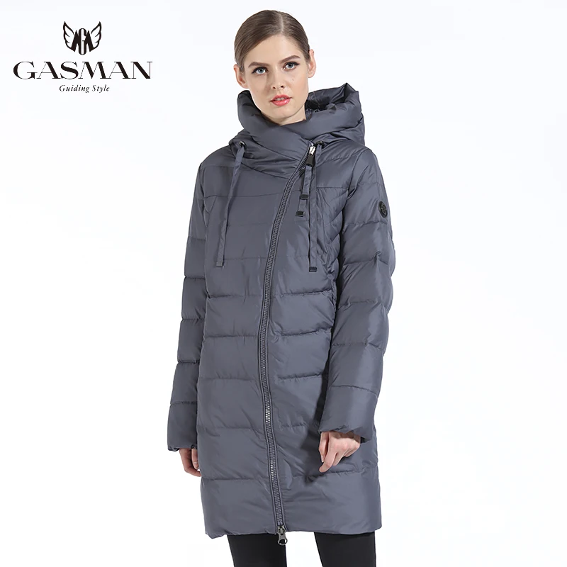 GASMAN 2022 Winter Long Jacket For Women Down Thick Coat Hooded Women Parka Warm Puffer Jacket Female Clothes Outwear 180