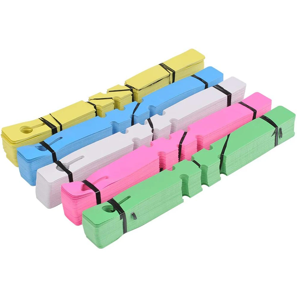 Planta Plástica Pendurado Tags, UV Resistente Nursery Etiquetas, Durável Pendurado Tags, Anel Set Tags para Flores, GT058, 50pcs por pacote