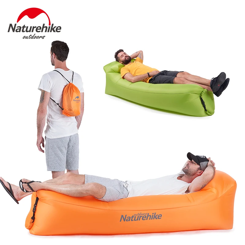 Naturehike Inflatable Sofa Beach Inflatable Float Lounger Outdoor Air Bed Swimming Pool Inflatable Sofa Lazy Inflatable Bed