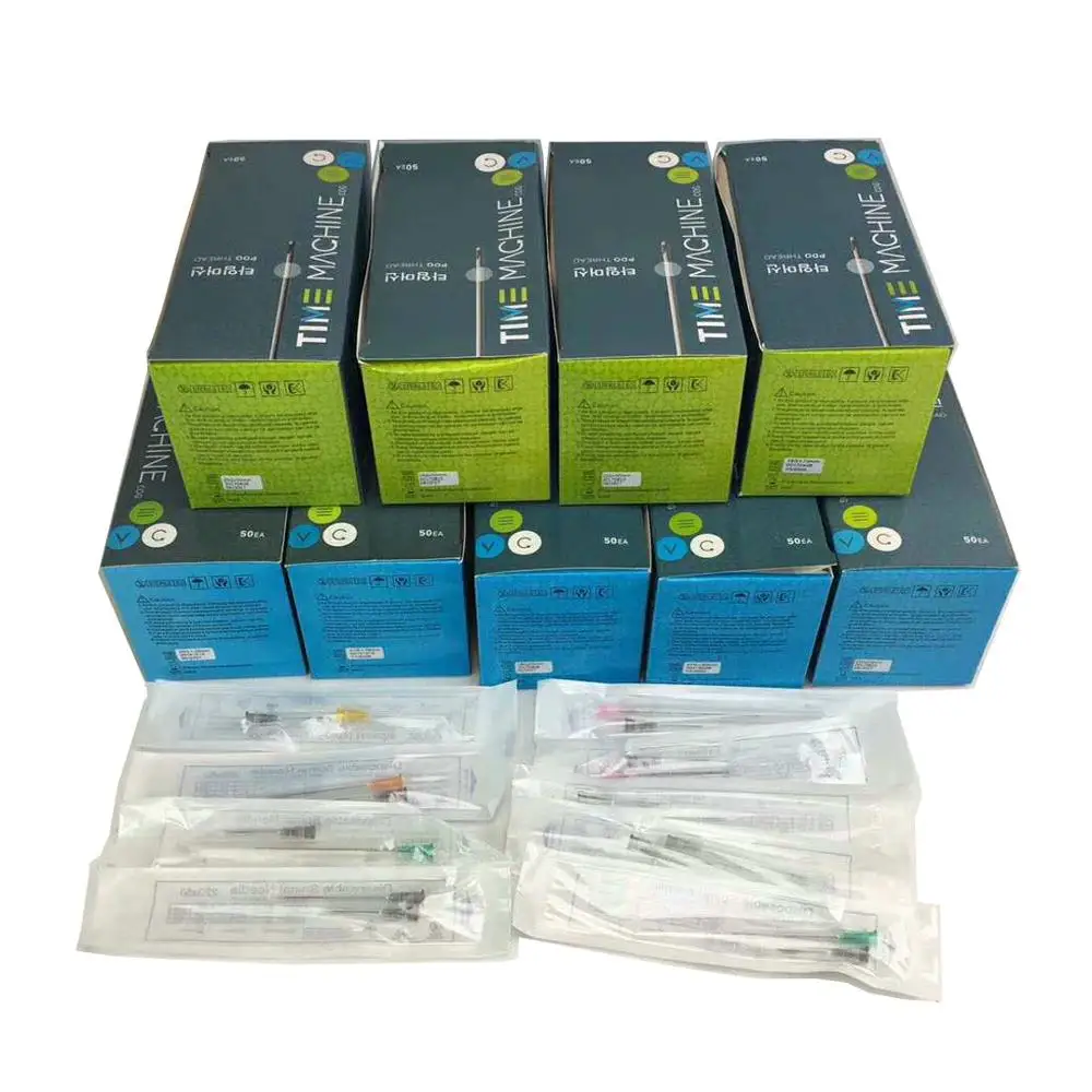 

Korea Blunt needle Sterile Beauty Needle Tips Plain Ends Notched Endo needle tip Syringe Fill 50Pcs 21G/22G/23G/25G/27G/30G