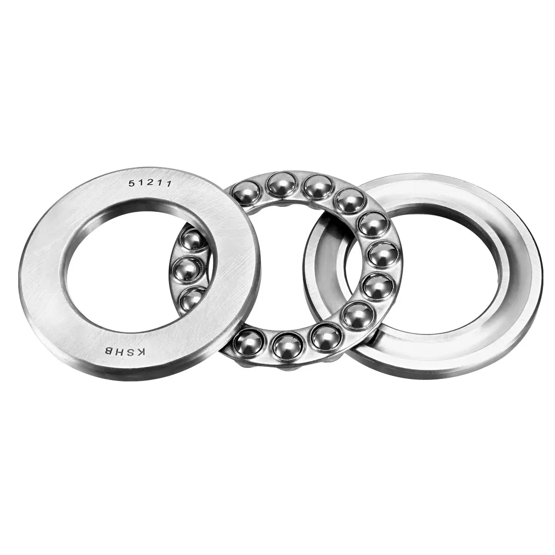 

uxcell Thrust Ball Bearings Single Direction 50000 Series 51204 51206 51207 51208 51209 51211 1Qty