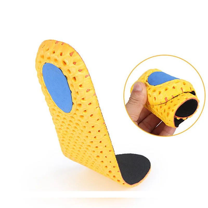 Elastic Shock Absorbing Shoe Insoles Breathable Honeycomb Sneaker Inserts Sports Memory Foam Shoe Insole Unisex