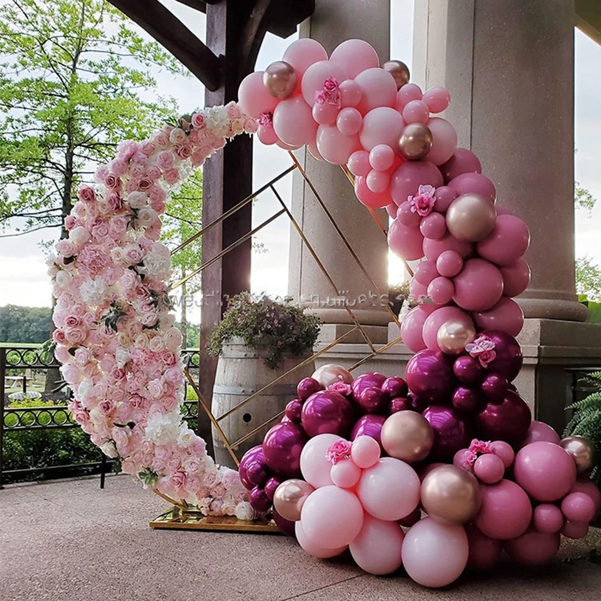 Arch Stand Balloon Backdrop Wedding Stand Background Party Event Flower Arch Frame Outdoor decor 882