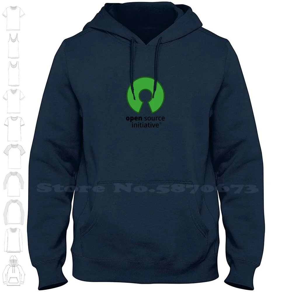 Open Source Iniative 100% Cotton Hoodie T-Shirt Open Source Foss Osi