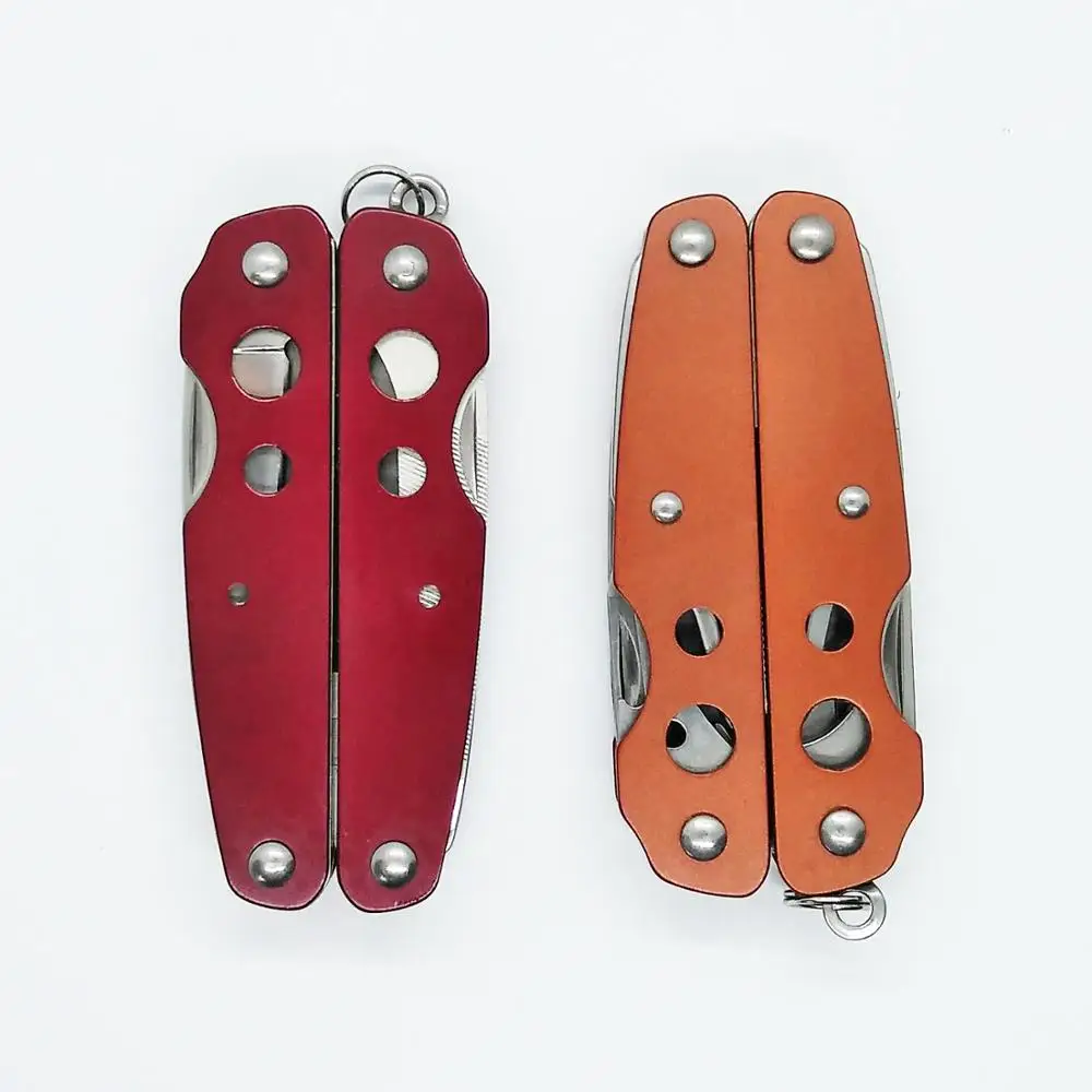 Mack Walker T04 Stainless Steel Pocket EDC Mini Multi Folding Plier With Blade Screwdriver Bottle Opener for Travel and Camping