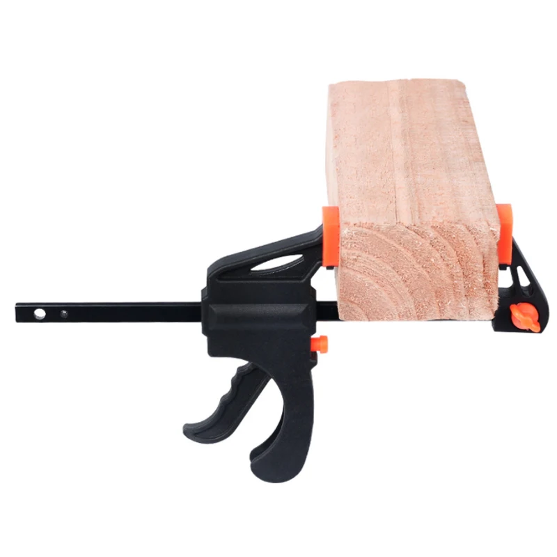 4 pollici 1 pz lavorazione del legno barra di lavoro F morsetto Clip Set duro rapido cricchetto rilascio fai da te carpenteria utensile manuale Gadget