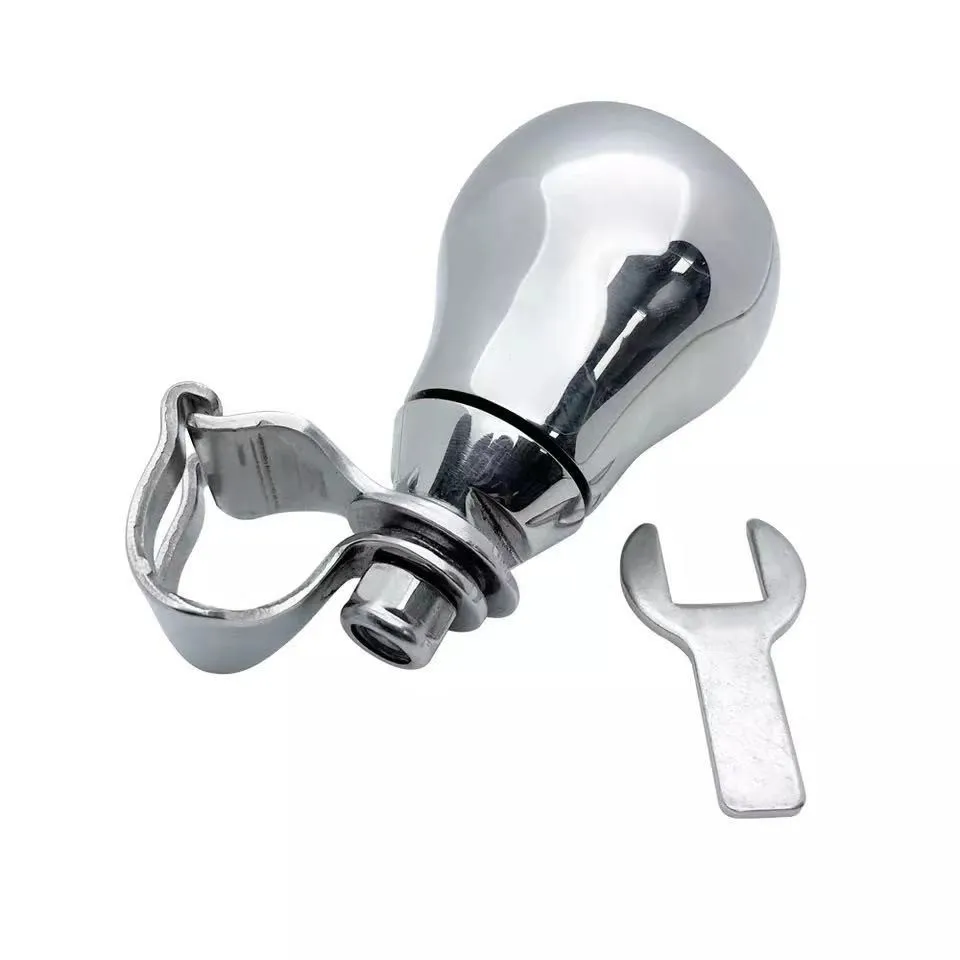 

Stainless Steel 316 Steering Wheel Power Handle Ball Grip Knob Turning Helper Hand Control for Marine Boat Yacht