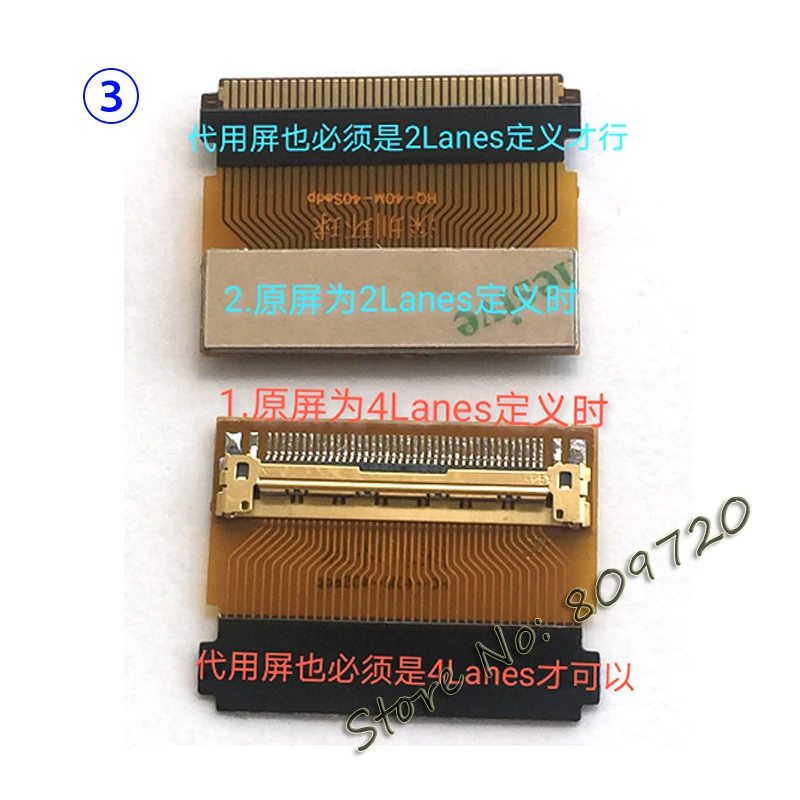 Screen EDP Konvertieren Interface 40-Pin 30-Pin Austausch Stecker Laptop Bildschirm Transfer Interface