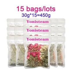 Yoni – bain de détoxification vaginale à vapeur, 15 paquets, 100%, phytothérapie chinoise, soins pour le vagin, Douche Yoni SPA, hygiène féminine, produit de santé