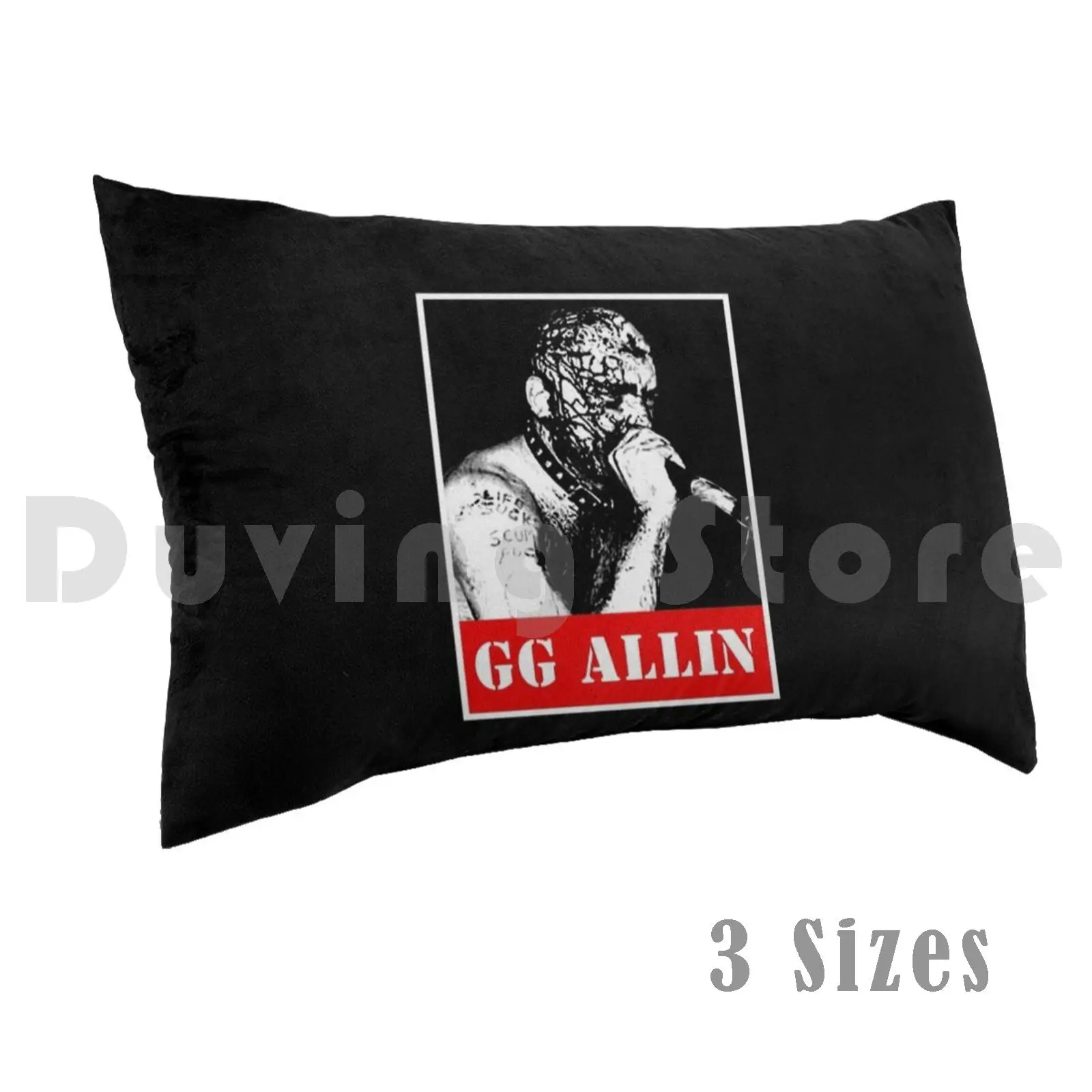 Gg AllinPillow case Gg Allin Hated In The Nation Usa Punk Punk Music Gg Die Gg Scum Skinhead