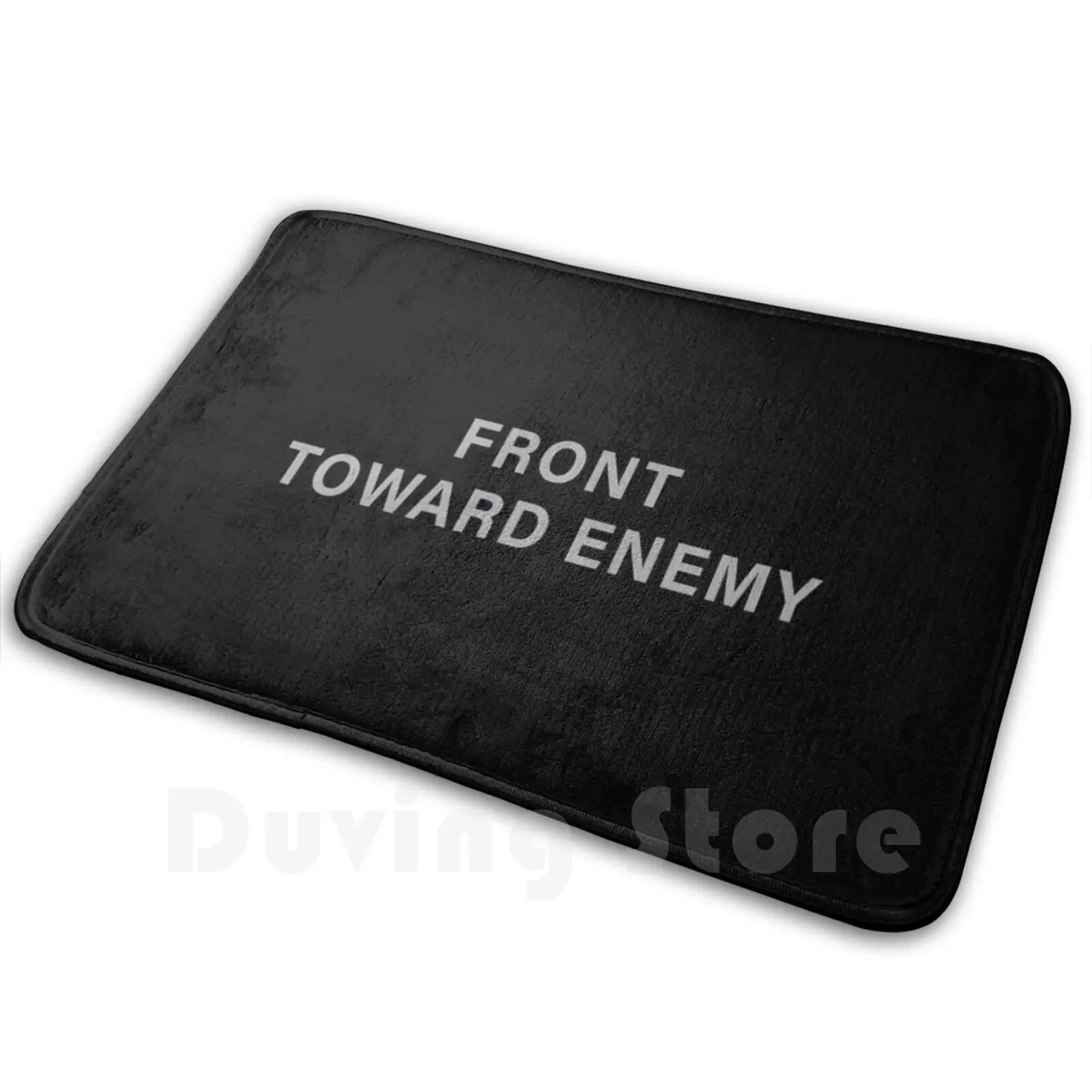 Front Toward Enemy Carpet Mat Rug Cushion Soft Non-Slip Front Toward Enemy Warning Claymore Mine M18