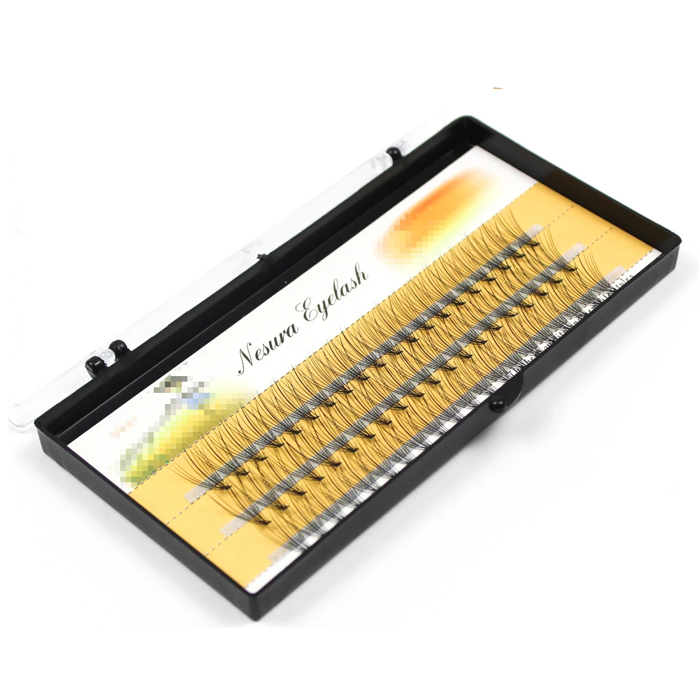 1box/60 bundles 10/20/30D fake eyelashes,imitation mink Individual Eyelash,Natural Thick lashes, Eyelash Extensions for make up