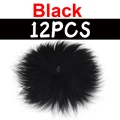 12 piezas negras