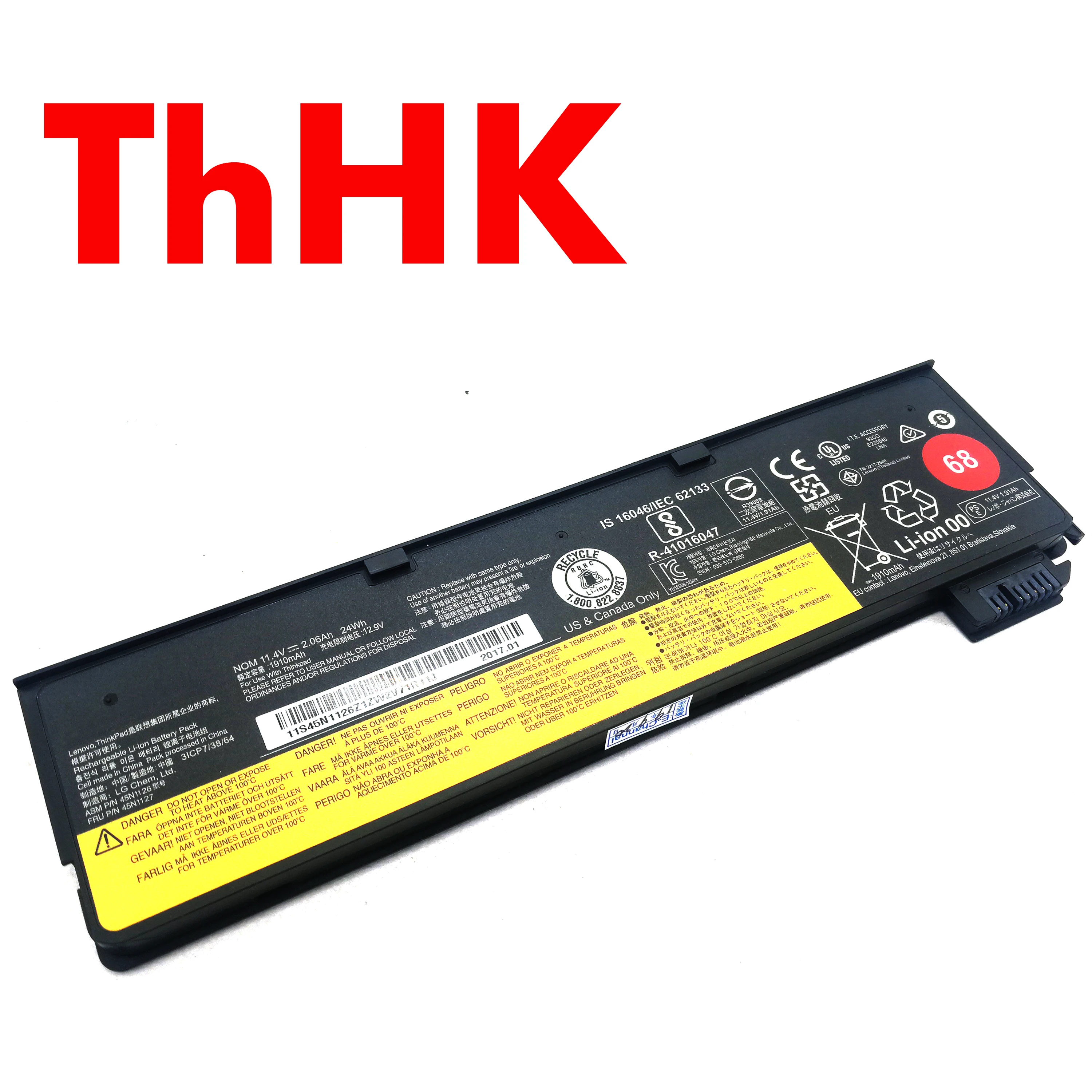 Genuine 24Wh Battery For Lenovo Thinkpad X260 X240 X240S X250 X250S T450 T470P T450S T440 T440S W550s L450 L470 T460 T460P T550