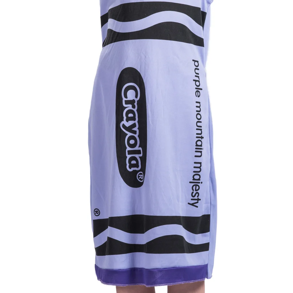 Halloween Crayon Girl Cosplay Costume