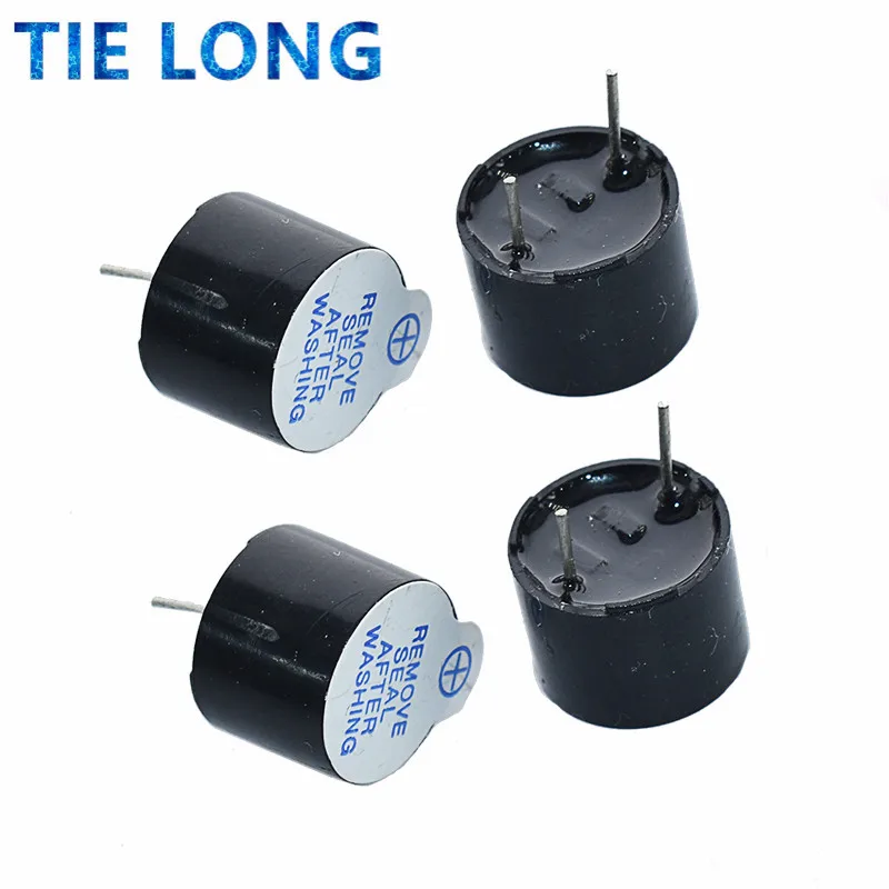 New Arrival 10pcs ShengYang 5v Active Buzzer Magnetic Long Continous Beep Tone 12*9.5mm