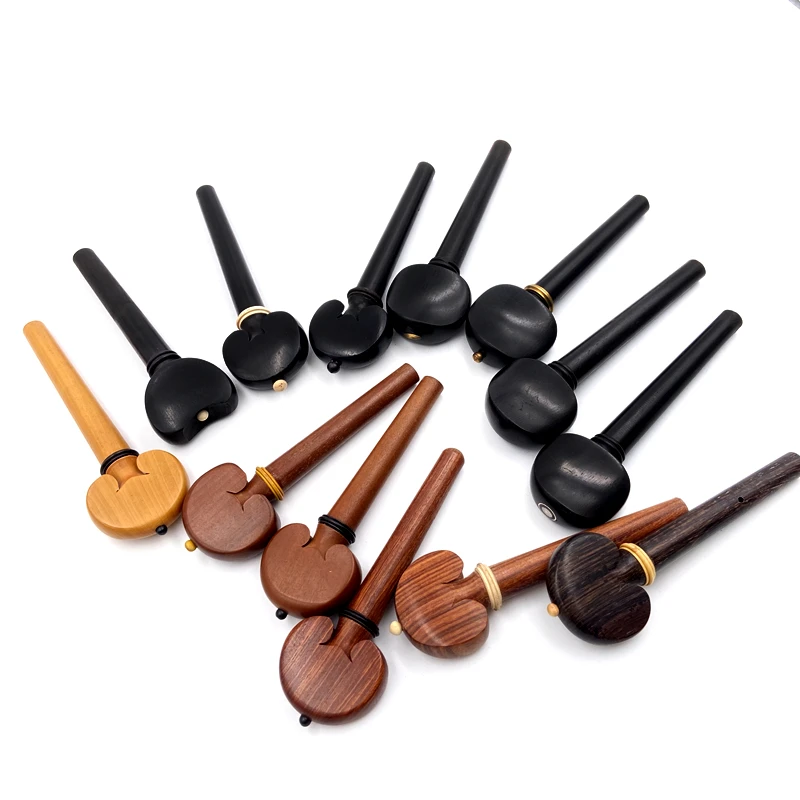 4pcs professional cello Tuning Peg 4/4.3/4.1/2.1/4.1/8 cello pegs Jujube wood/ebony/boxwood/rosewood Parts Accessories Fittings