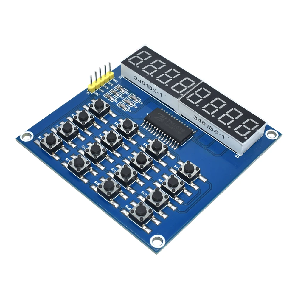 TM1638 Digitale Led-anzeige 8-Bit Digital Rohr Bord 3-Draht 16 Tasten 8 Bits Tastatur Scan Und SCHLÜSSEL FÜHRTE Modul Für Arduino