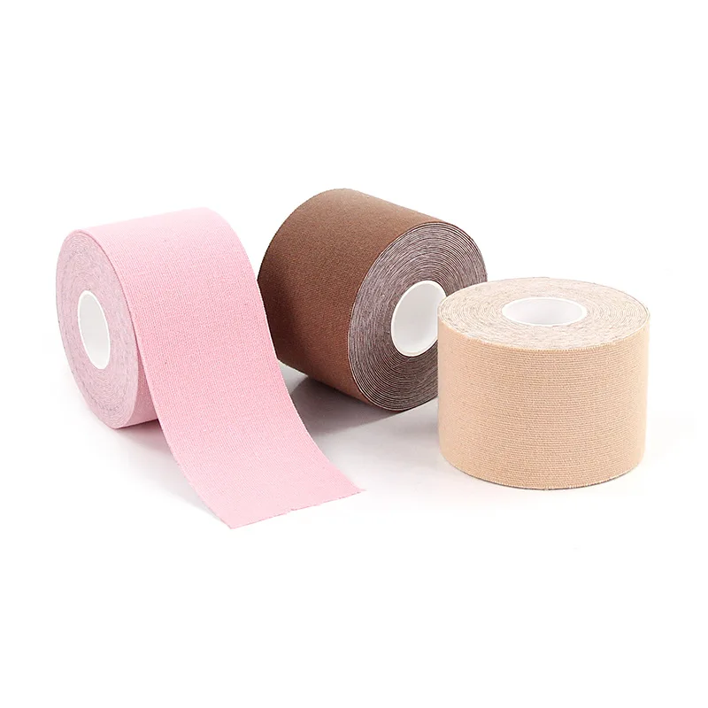 5 Rolls 5cm * 5m Boob Tape Bras Women Breast Lift Elastic Bandage Self-adhesive Kinesiology Tape Sport Taping For Nipple Push Up