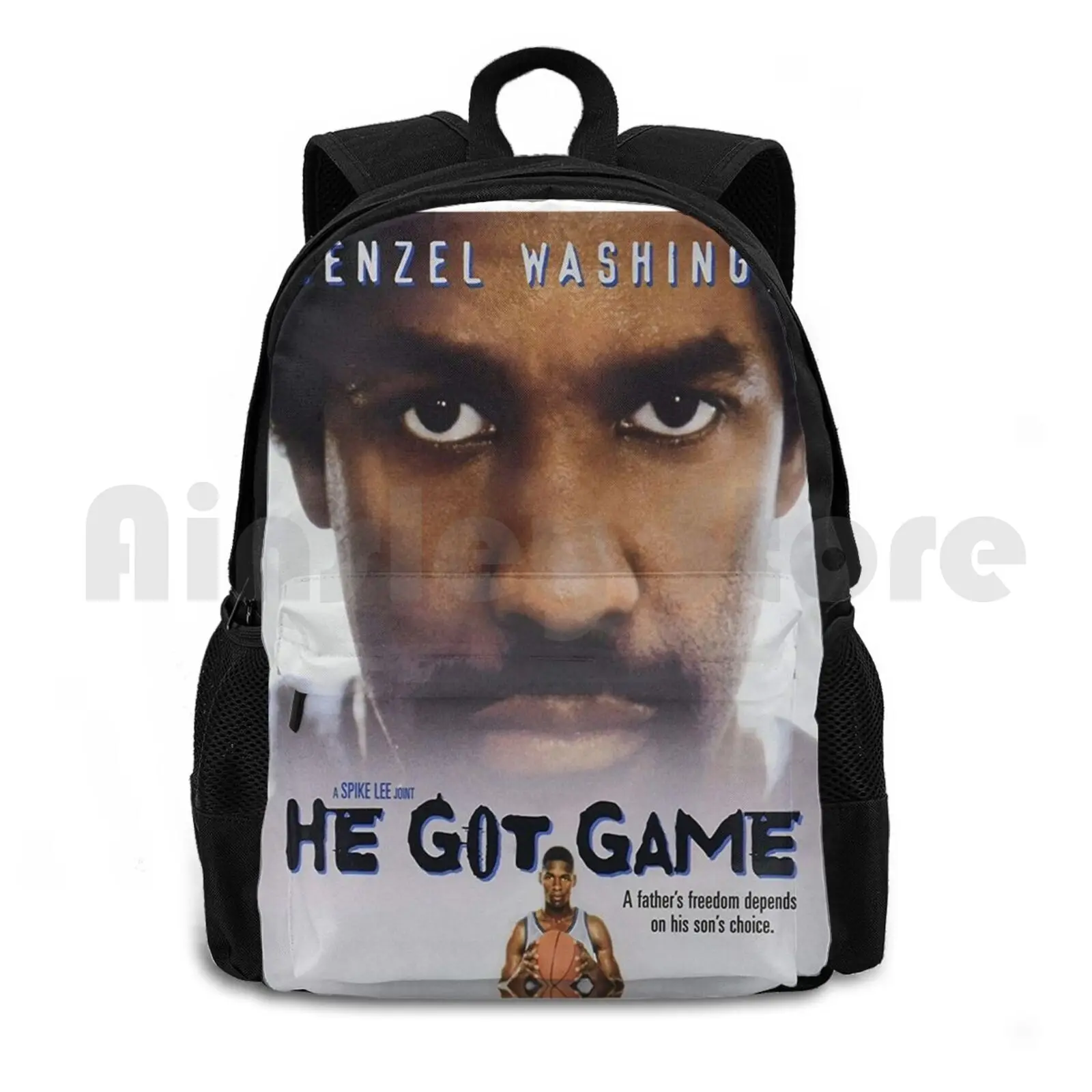 

Film Cult-Hgg Outdoor Hiking Backpack Waterproof Camping Travel He Got Game Hgg Cult Movie Spike Lee Denzel Washington Film