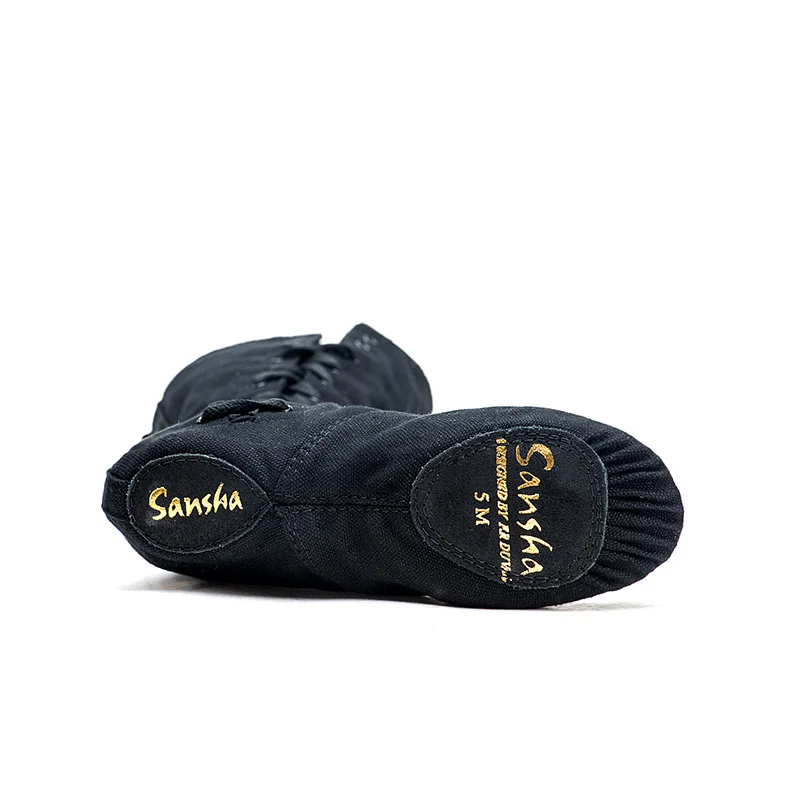 Sansha Don Franco Canvas Character Boots – Size 12 – Performance Ready Sansha Canvas Character Shoe – Repertoire Dance main image 3