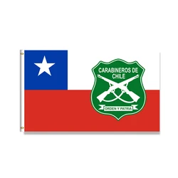 Chile Police CARABINEROS DE CHILE Flag 150x90cm 3x5ft Custom Flag 100D Polyester Banner
