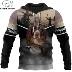 Sudadera 3D caza faisán con capucha KJ0242 – Jersey informal unisex