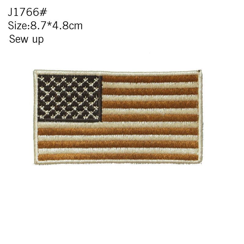 Embroidered Pieces Of National Flags and Badges, High-quality High-temperature Ironing Pieces For Clothing Decoration