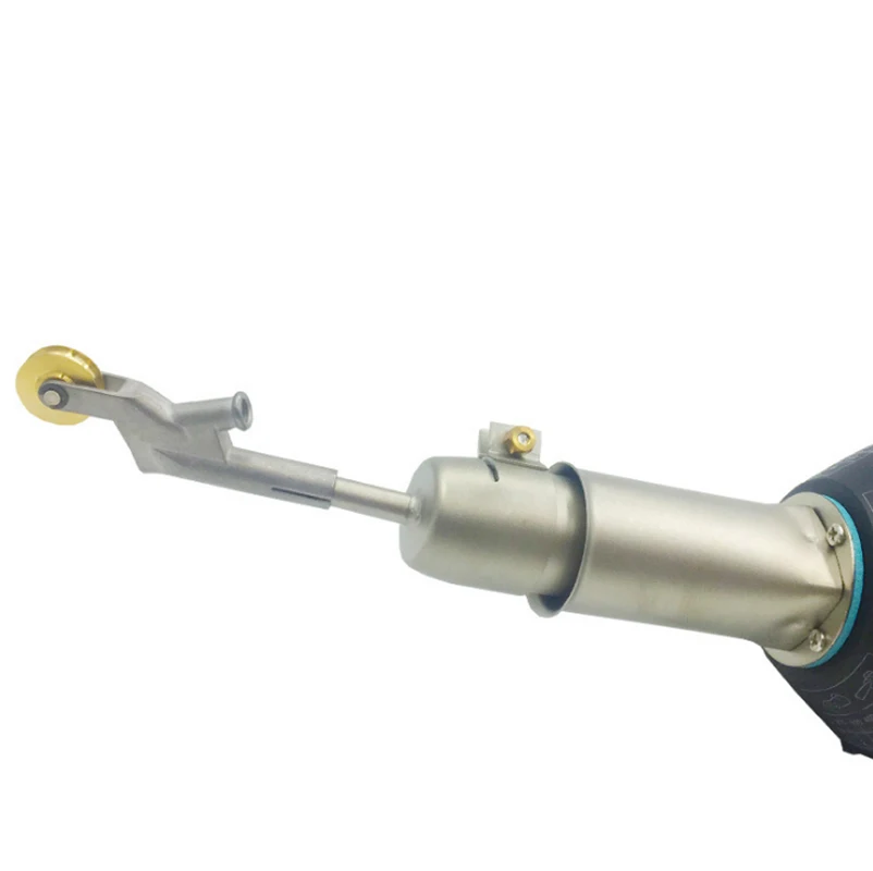 Professional 1600W Heat Gun Plastic Welder Kit With Vinyl Floor Tools 5mm Brass Penny Roller Welding Nozzle Hot Air Blast Torch