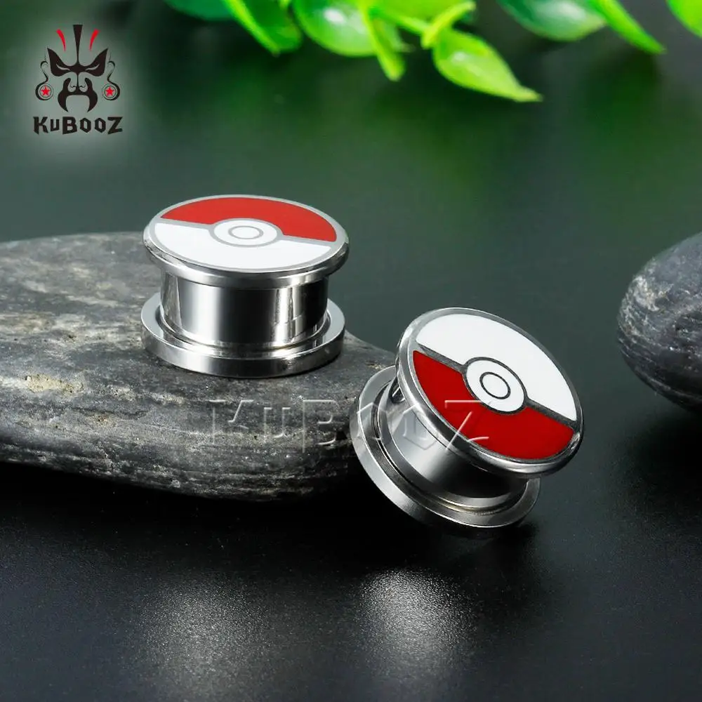 New Style Fashion Design Ear Plugs Stainless Steel Ear Gauges Expanders Screw Stretchers Body Jewelry Gift With High Quality