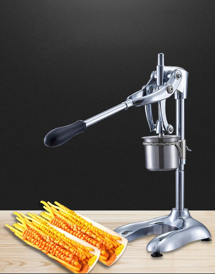 Super Long French Fries Makers Machines Stainless Steel Longest Footlong Mashed Potatoes Fried Chips Extruders Ricers Device